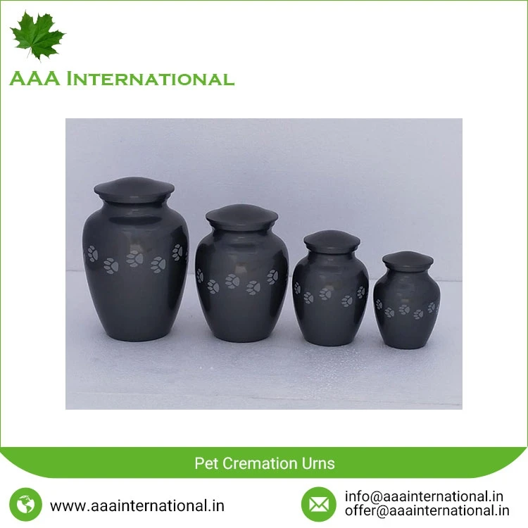 Genuine Quality Affordable Price Pet Cremation Urns for Ashes Funeral Metal urns