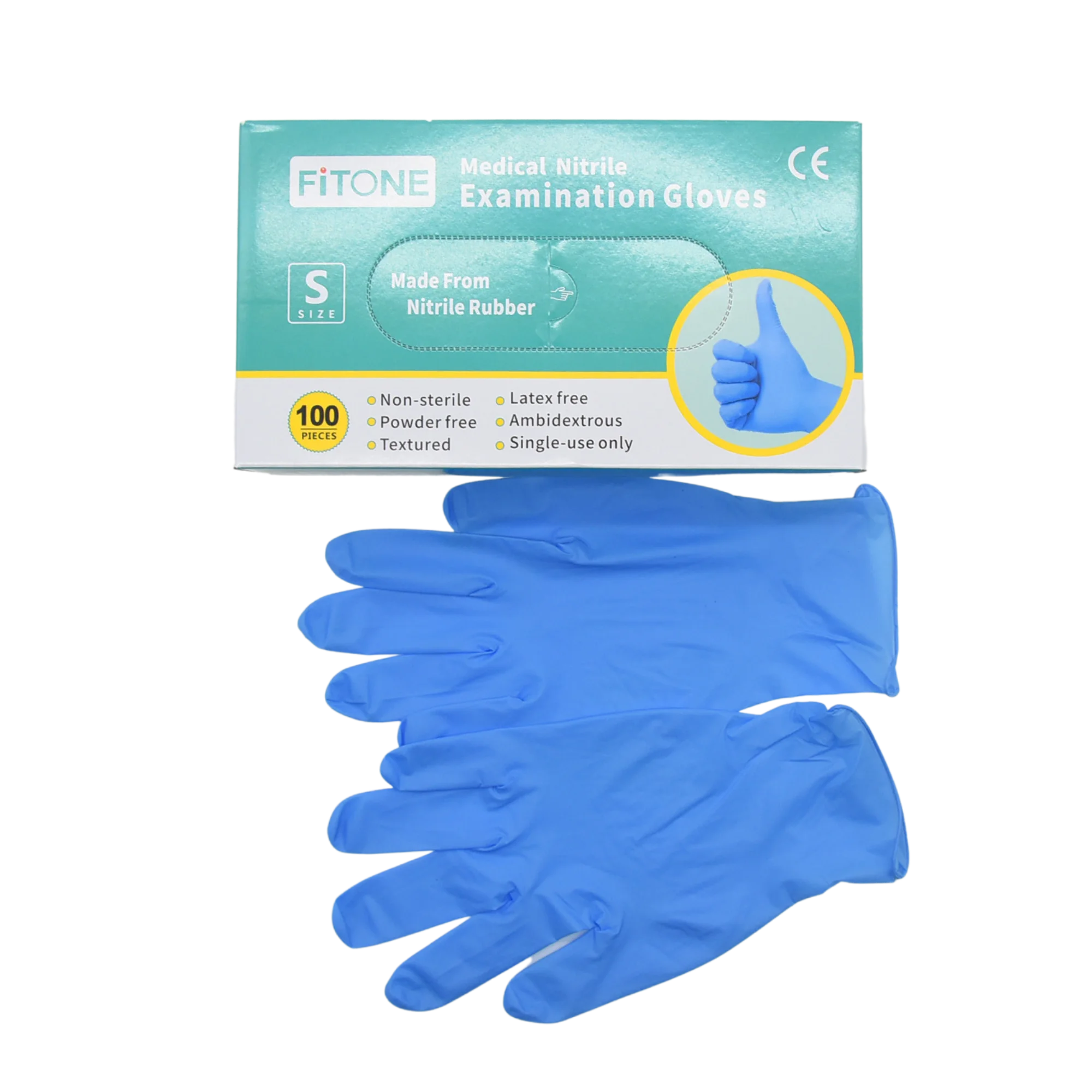 
Natrual Rubber Biodegradable Non Sterile Wholesale Food Grade Examination Powder Free Nitirle Latex Gloves 