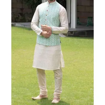 Designer Ethnic Handcrafted Nehru Jacket Designer Ethnic Kurta pajama With Waist Coat Nehru Jacket With Kurta pajama Ethic Ha