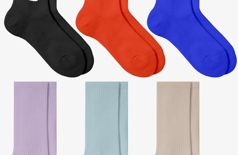 Sj High Quality Custom Logo Socks Logo Customize Socks Custom Crew