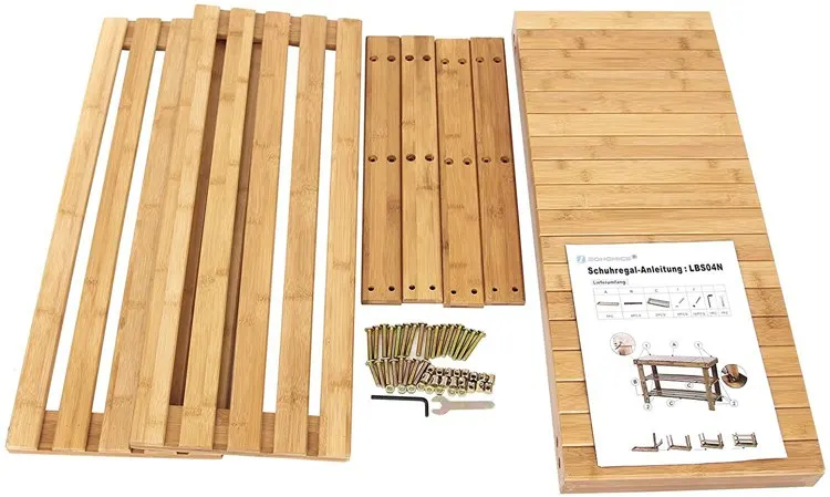 SONGMICS 100% Bambus Zapatero mit 3 Ebenen Organizer Bambus-Schuhregal Bank  Wohnzimmermbel Dropshipping, Design| Alibaba.com