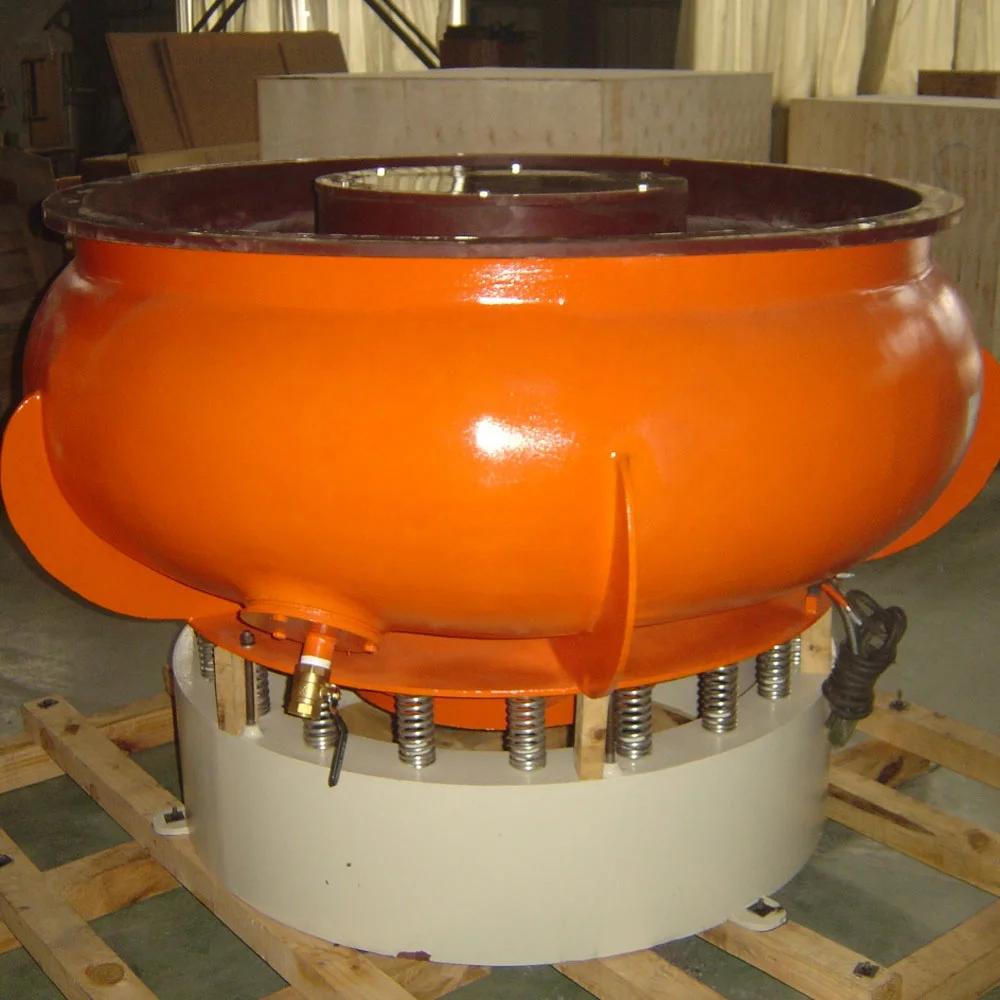 Car Components Deburring Polishing Minting Factory Use Coin Blank Surface Deburring Polishing Vibratory Finishing Machine