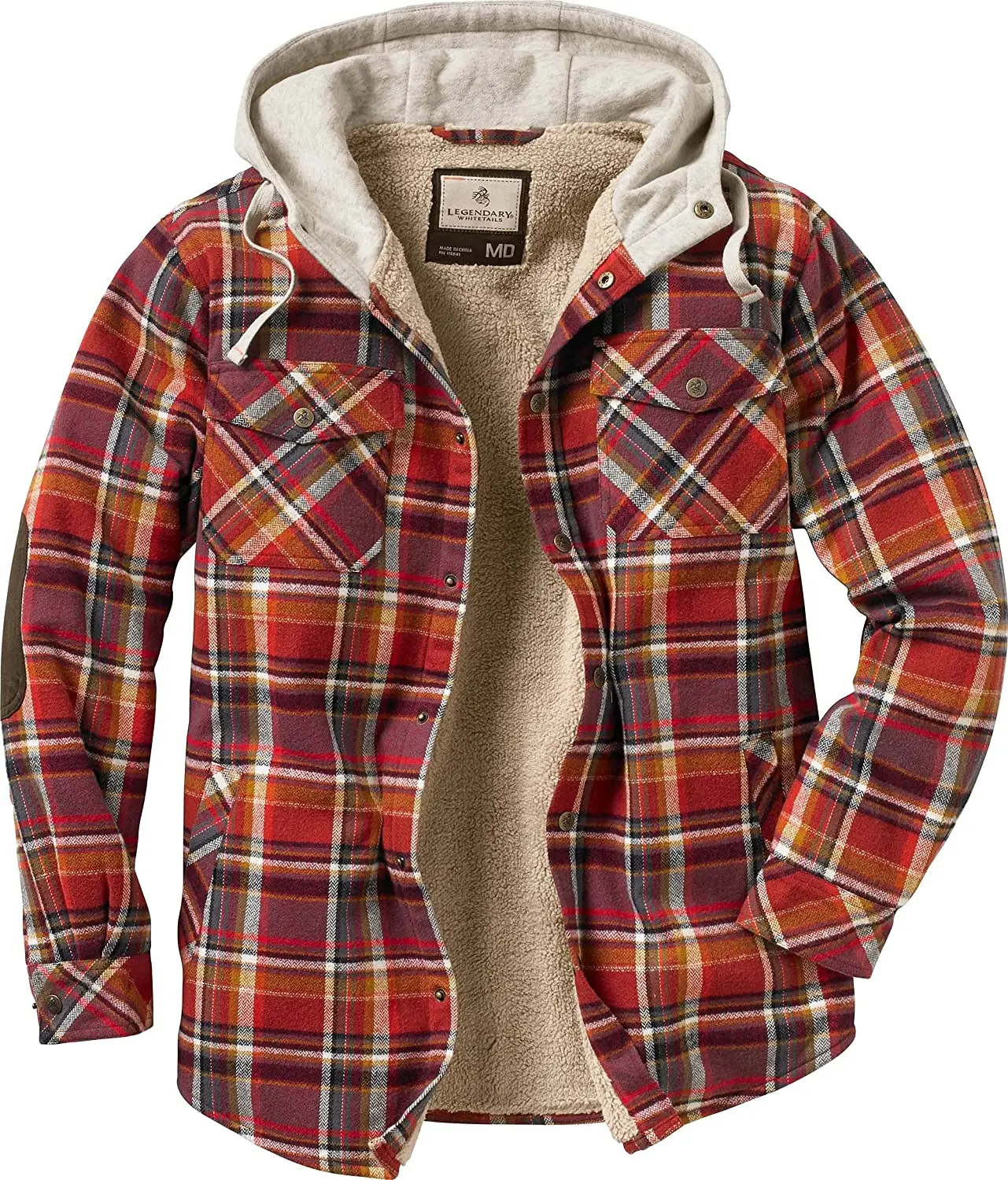 womens flannel shirt jacket with hood