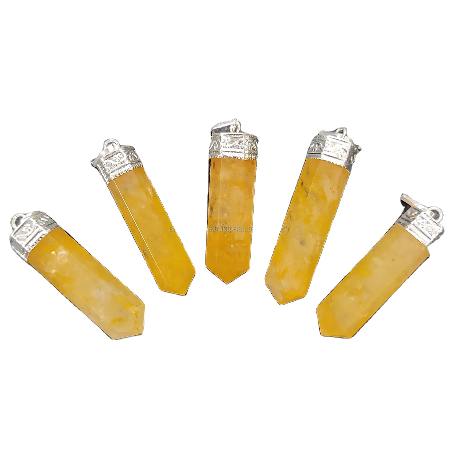 Wholesale Crystal Yellow Aventurine Pencil Pendant Crystal Pendant Moonstone Chakra Crystals Healing Obelisk For Sale Buy Yellow Aventurine Pencil Pendant Bulk Manufacturer Best Price High Quality Law Price Best Selling Hot