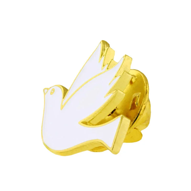 Spilla A Forma Di Colomba In Lega Di Zinco, Simbolo Di Pace E Spirito Santo, Accessorio Religioso Per Preghiera E Celebrazioni, 1.8x1.5x1.0 Cm