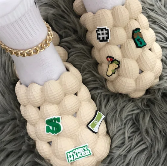 wholesale-35-46-lychee-bubble-slippers-rhinestone-tie-dye-bubble-slides