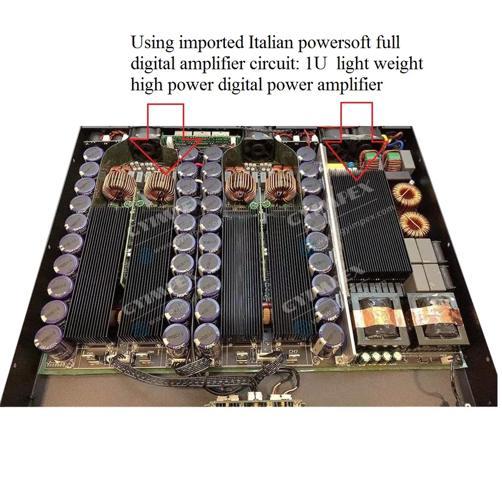 3000 Watt Excellent Sound Class D Amplification 1800 Watt 4channel