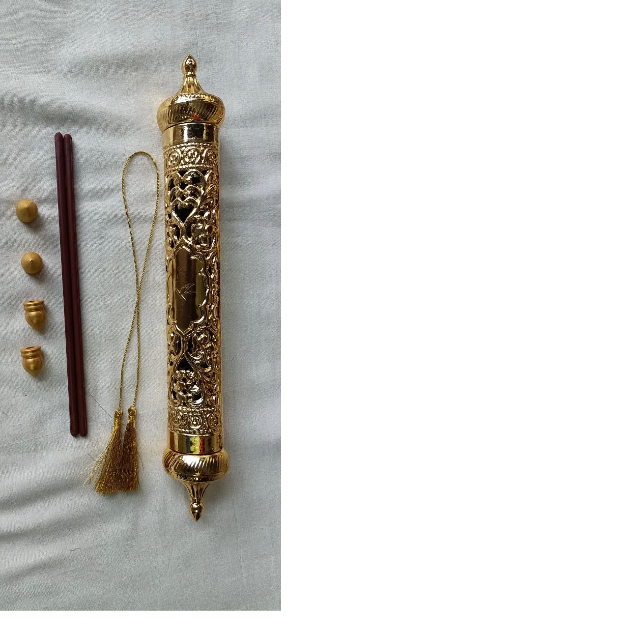 Custom Made Scroll Tubes Along with Scroll Knobs and Tassels for Do It Your Self Invites  Can Be Custom Printed in Your Text