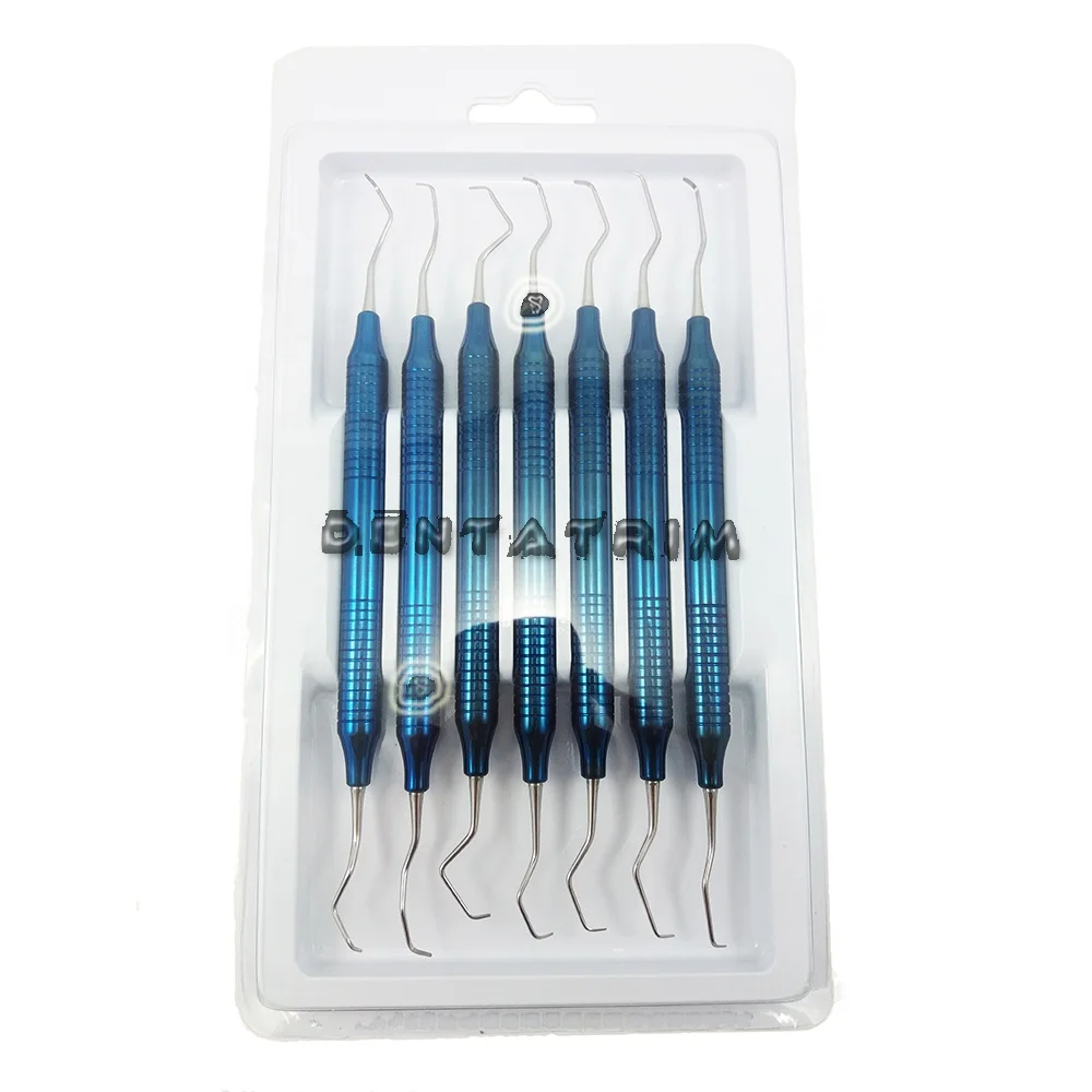 thumbnail image 2 of DDP 9-Piece Periodontal Gracey Curettes Kit | Dental Surgical Instruments | PR-0096 2 of 4