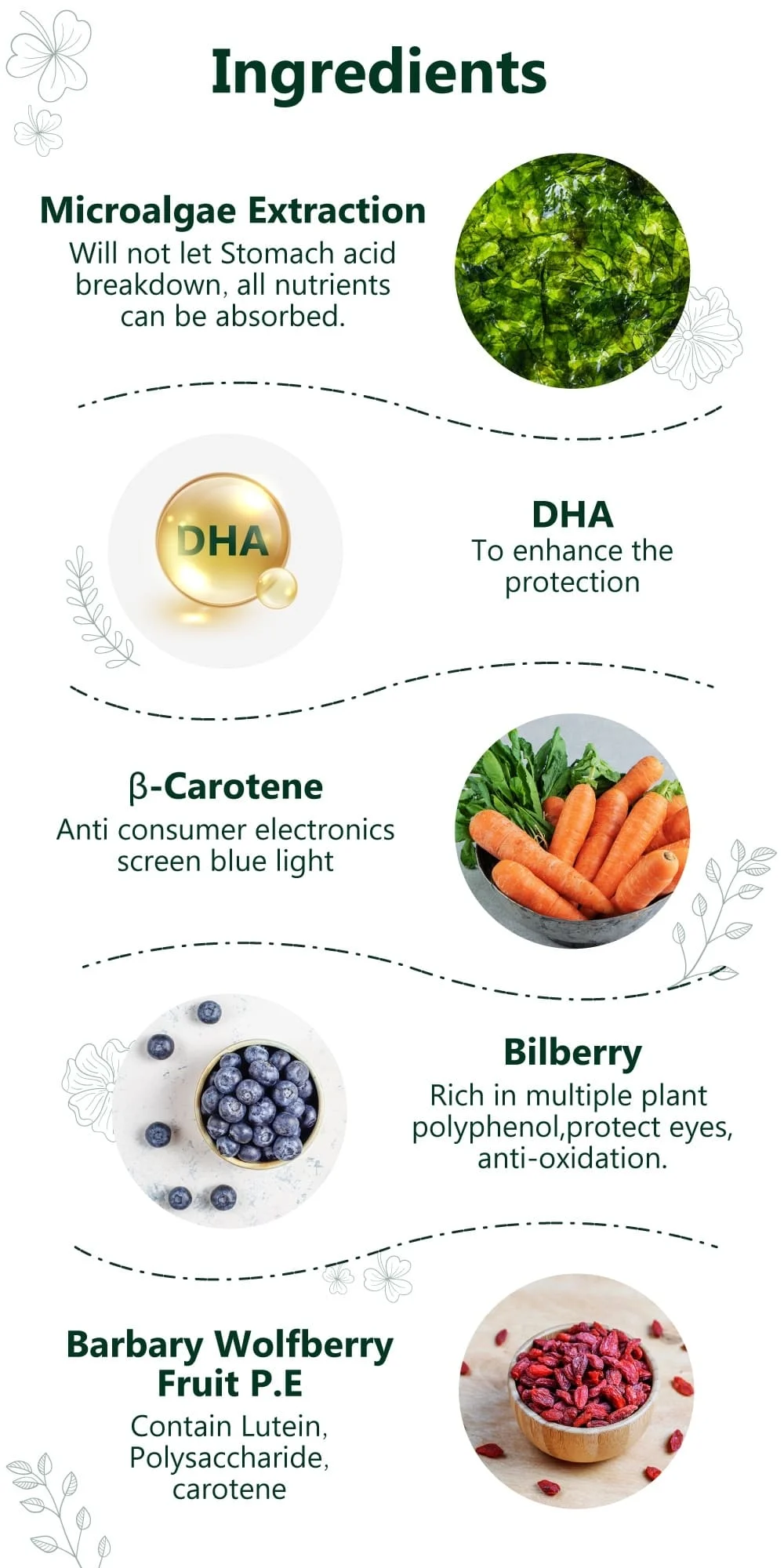 Microalgae Lutein Dha Jelly Style Health And Beauty Products For Adults ...