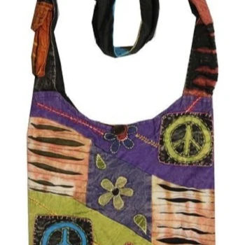 Stonewashed Stripe Hobo Bag Bags & Purses Handbags Hobo Bags Boho Bag Shoulder Bag Hippie Bag 