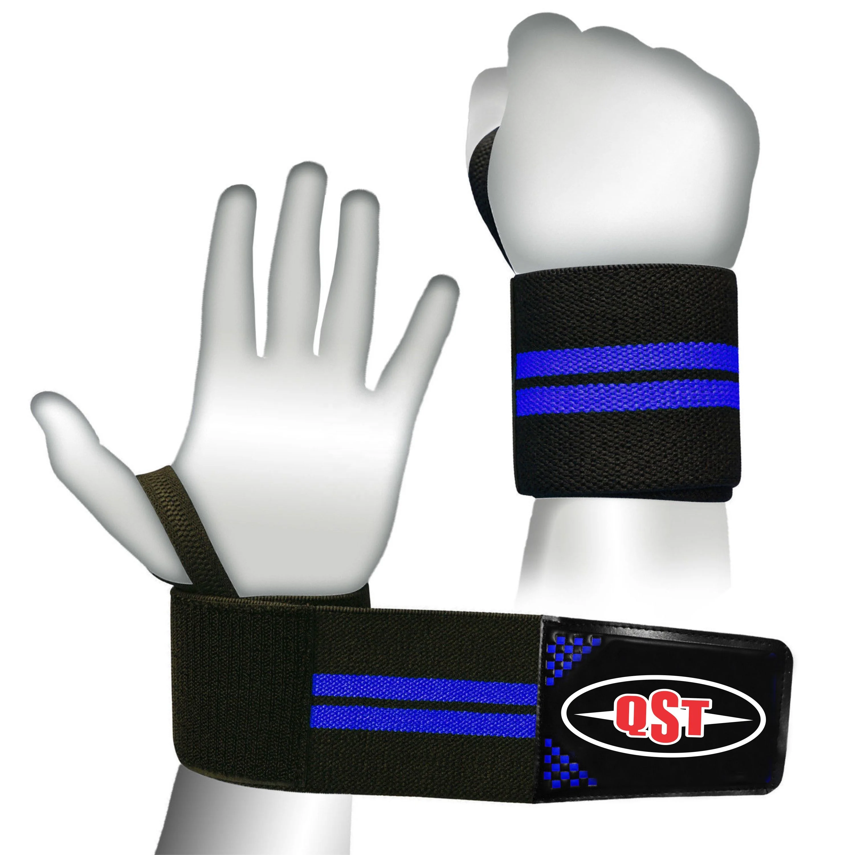 Custom Adjustable Gym Fitness Powerlift Wristband Training Support Straps Belt Workout Weight