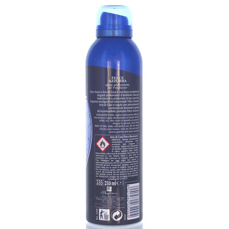 Deodorante ambiente Spray Aria di Casa Talco Classico 250ml Felce