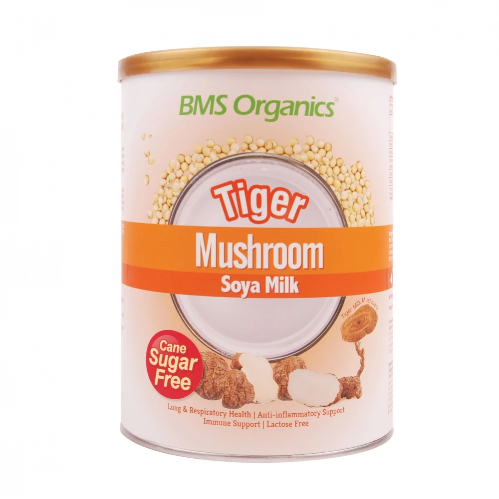 and respiratory health immune support tiger mushroom soya milk
