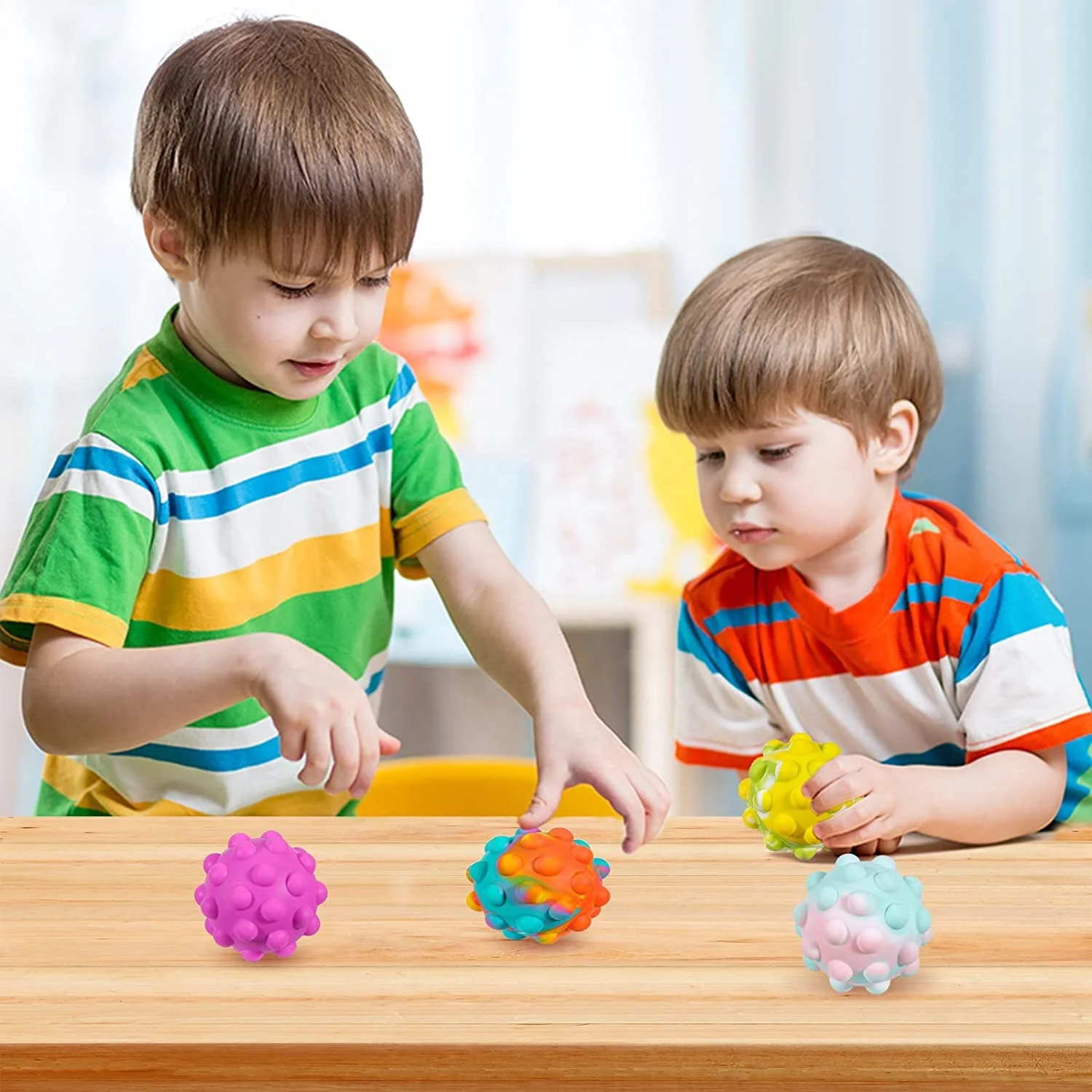 Новое поступление, силиконовая игрушка-головоломка, полиуретановый антистрессовый мяч с пузырьками, 3D антистрессовый мяч