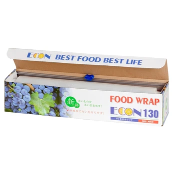 Wholesale food service plastic 100% biodegradable food packaging fresh wrap cling film ECON130