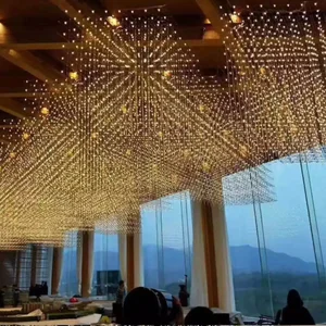 ECOJAS Custom Large Project Restaurant Lobby Decoration  Luxury  Chandelier