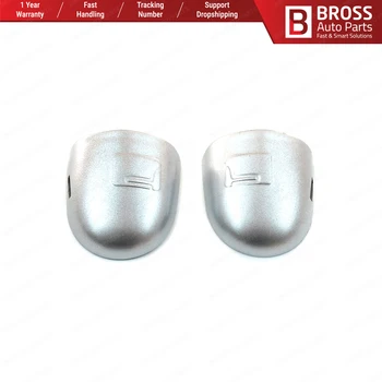 Copertura Maniglia Porta Anteriore Sinistra Per Renault - Colore Argento Metallizzato, Codice OEM 8200036411 - Compatibile Con Scenic, Laguna, Twingo, Modus, Espace, Vel Satis - 2