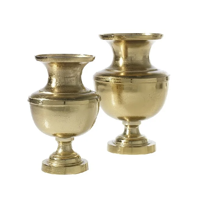 Decorative Metal Flower Vase Gold Finished Handmade Designer Holder Hot Selling Luxury