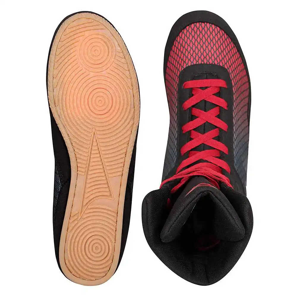 
Высококачественная боксерская обувь для мужчин, кожаная обувь черного цвета 