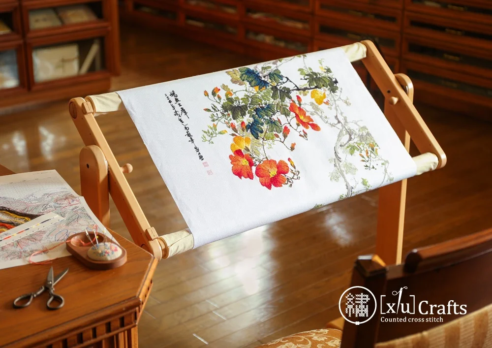 [3] Горячая распродажа на мазоне Лидер продаж Набор для вышивки крестом из дерева X футляр иглы олень оптовая продажа