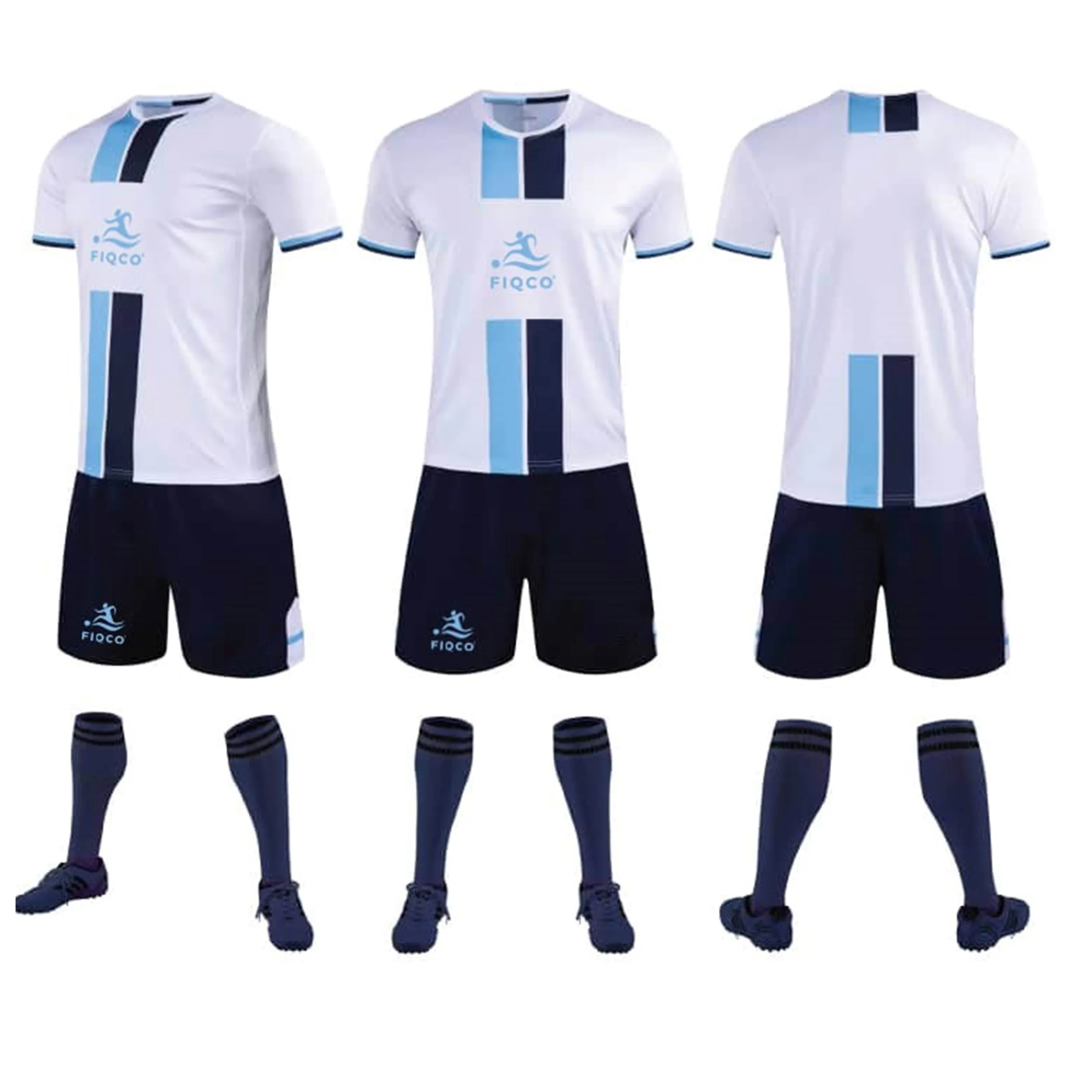 Men Soccer Jersey Uniform Football Uniform Set Football Soccer Kit With