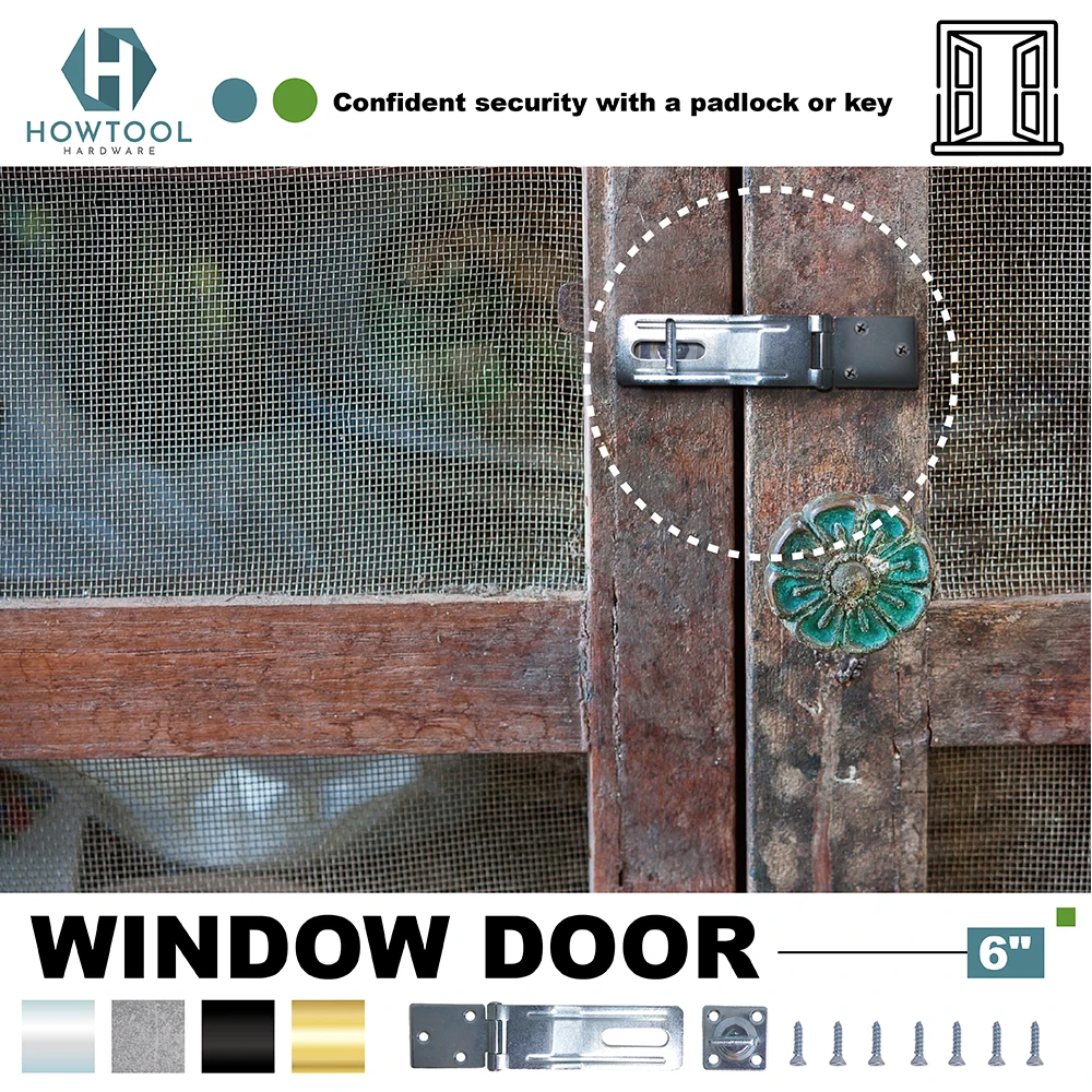 Hasp And Swivel Staple,6 Inch,Stable And Durable Buy Safety Hasp