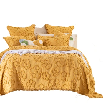 Good quality fashion design 100% cotton four-piece bed set pillow bed sheet quilt cover home textile product