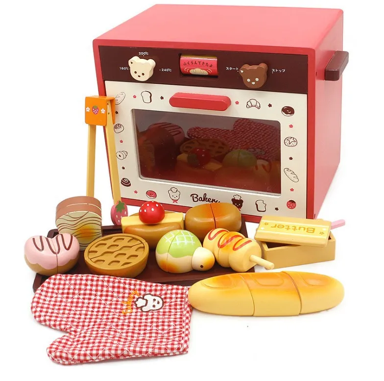 creative wooden children role play simulation cookin