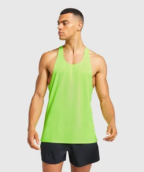 Custom Men Sportswear Quick-drying Men's Fitness Vest Shirt Stringers Gym Wear Men Singlet