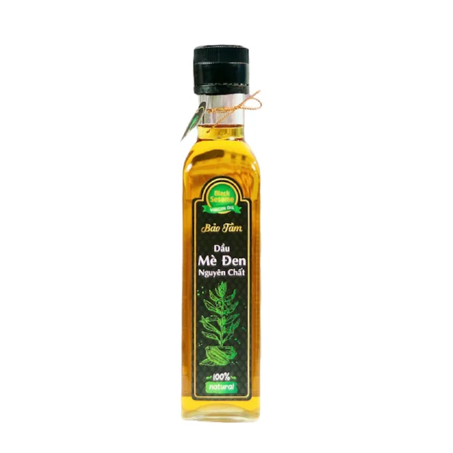 BEST PRICE! Black Saseme virgin oil 250ml- 100% natural and health food made in Vietnam