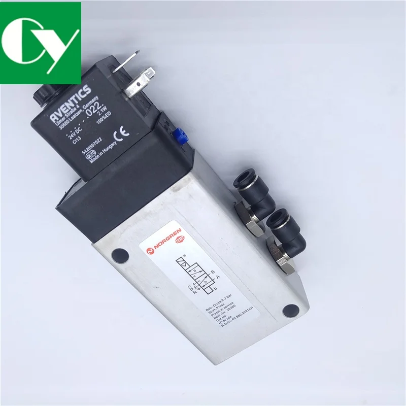 Offset Printing Machine Spare Parts 00.580.2291 5/2way Valve Pneumatic