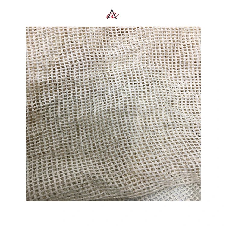 New Woven Organic Lightweight Cotton Canvas Mesh Fabric-High Quality for Home Decor & Bags