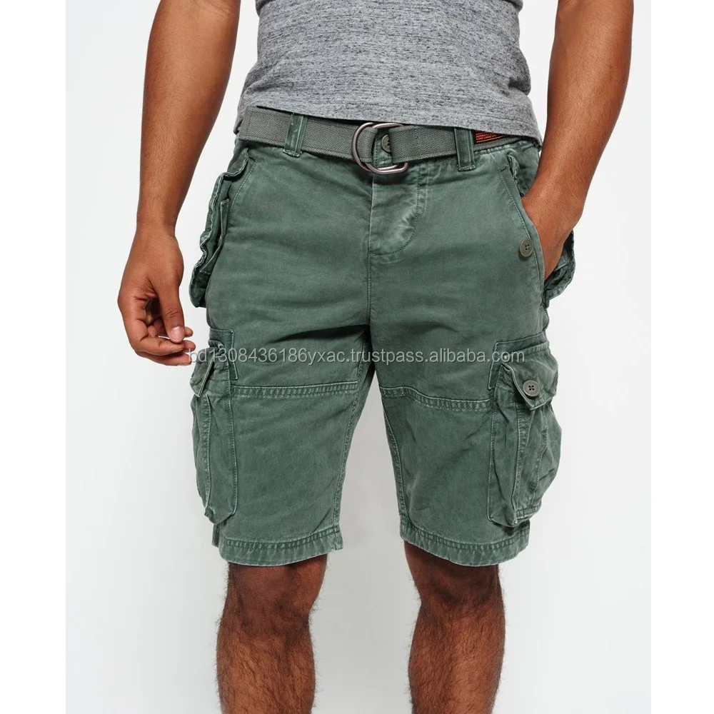 Mens Casual Cargo Shorts with Side Pockets main image 0