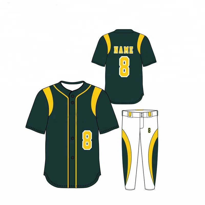 Source Premium Quality Cheap Baseball Uniforms Custom Youth Blank