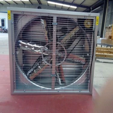 Industrial Axial Flow Exhaust Fan Customizable ODM 500mm/800mm Cast Iron Blades for Factory Warehouse Ventilation