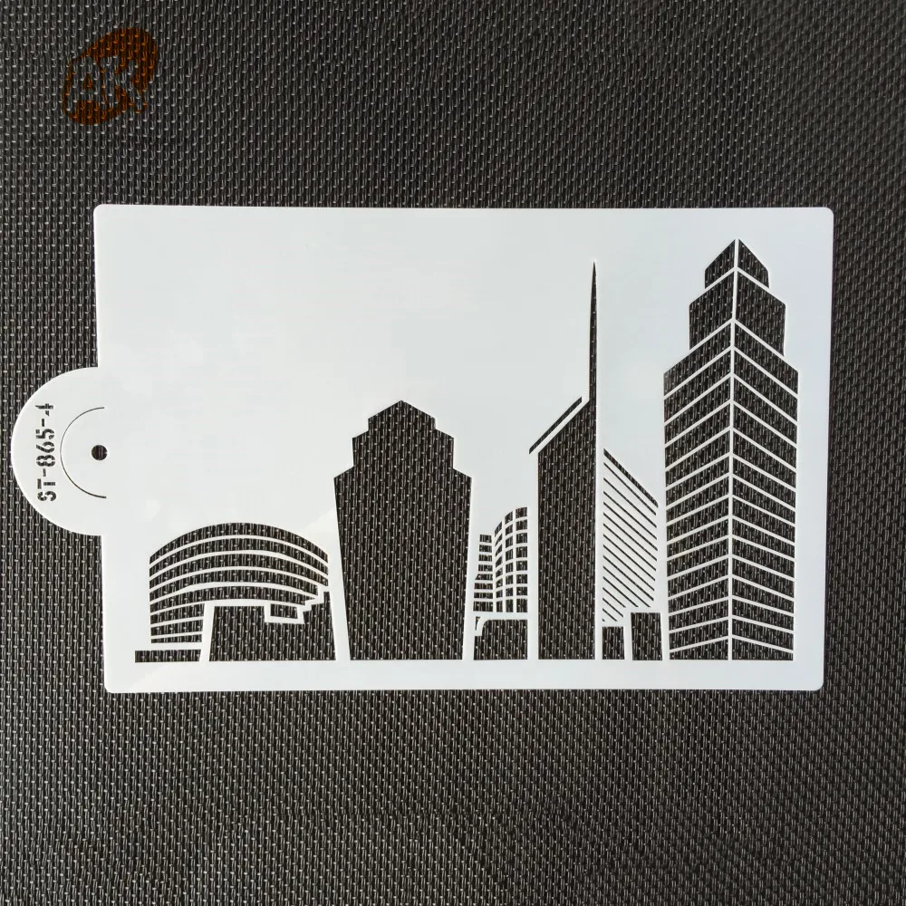 Skyscraper Cake - Stencil –