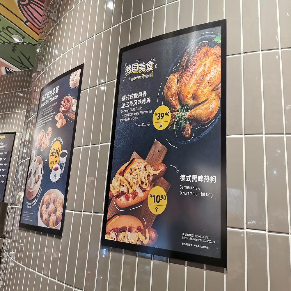 Дешевый самоклеящийся Магнитный сертификат дисплей A3 A4 A5 ПВХ фоторамка черная латунная деревянная настраиваемая