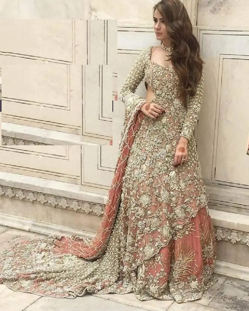 sharara pakistani wedding dress