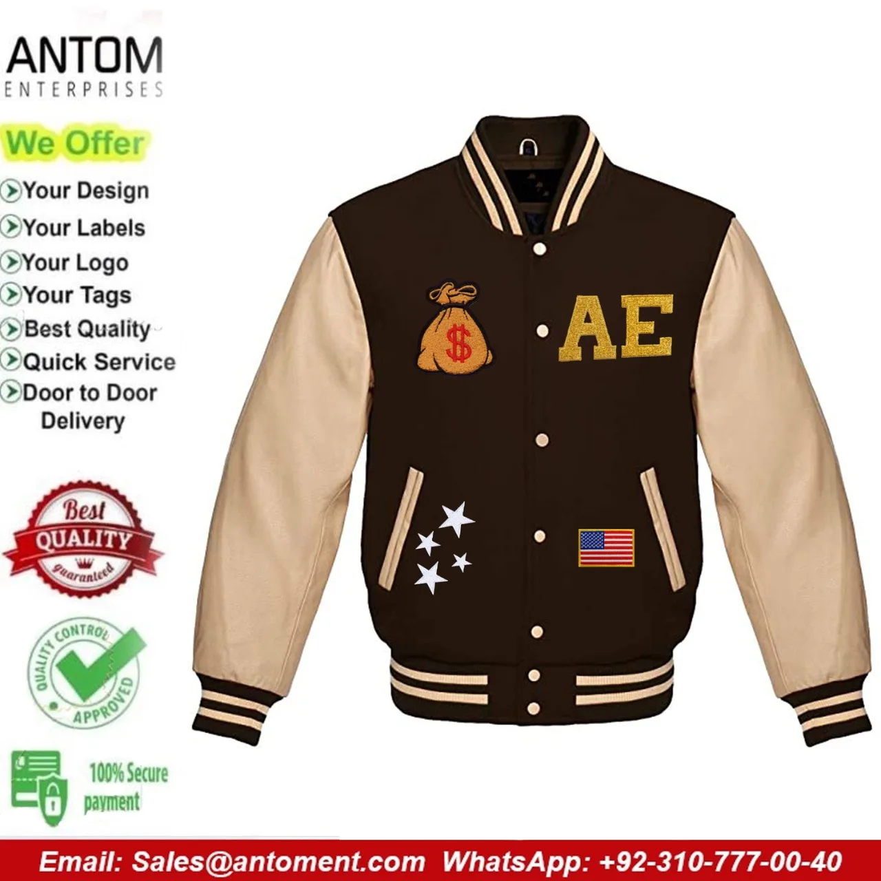 Wholesale Blank Varsity Jackets Letterman Jacket Varsity Varsity Man