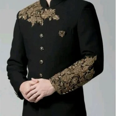 embroidery coat pant