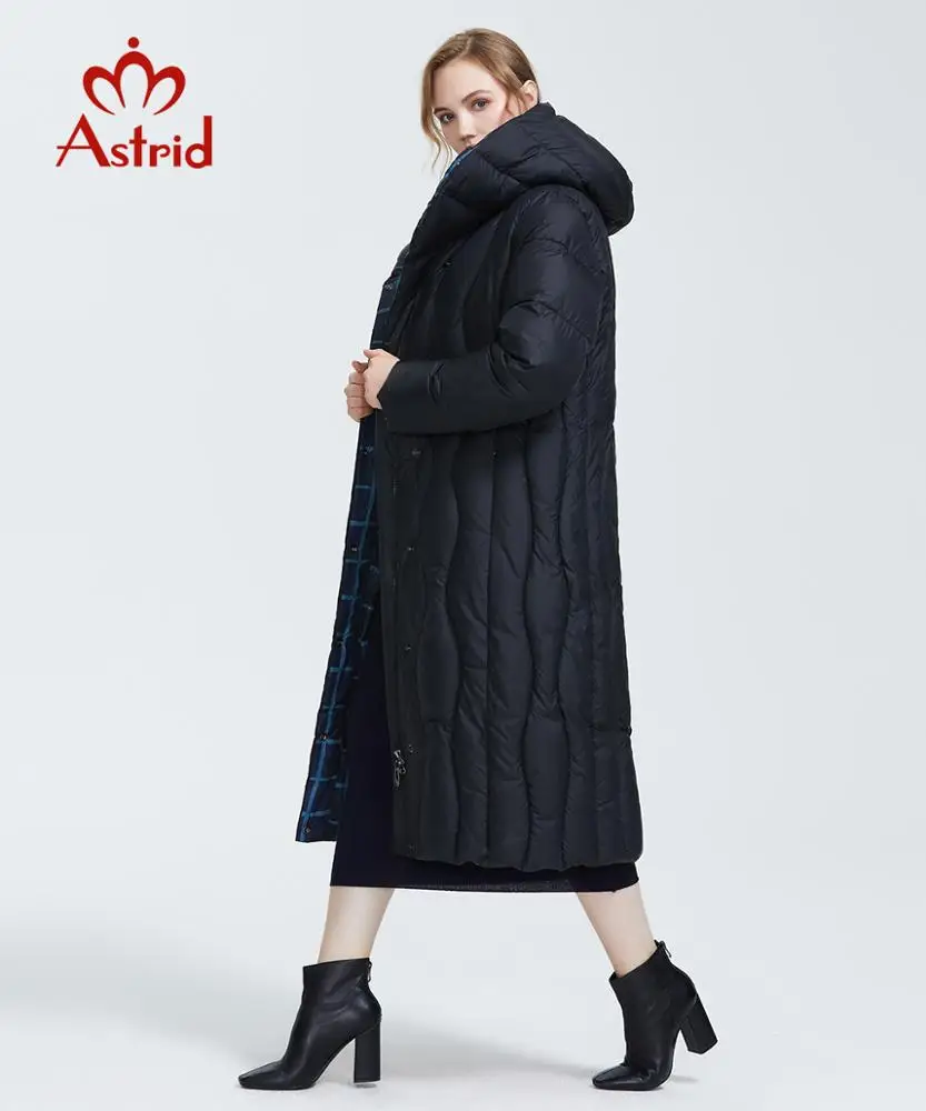 calf length padded coat