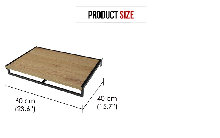 Retail Supermarket Clothing Garment Bracket Hanging Holder Slotted ...