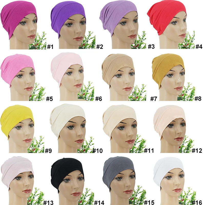 Inner Jersey Cap Underscarf Women Hijab 