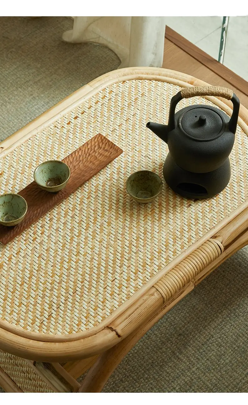 Wholesale New Model Rattan Coffee Table Living Room Furniture Woven