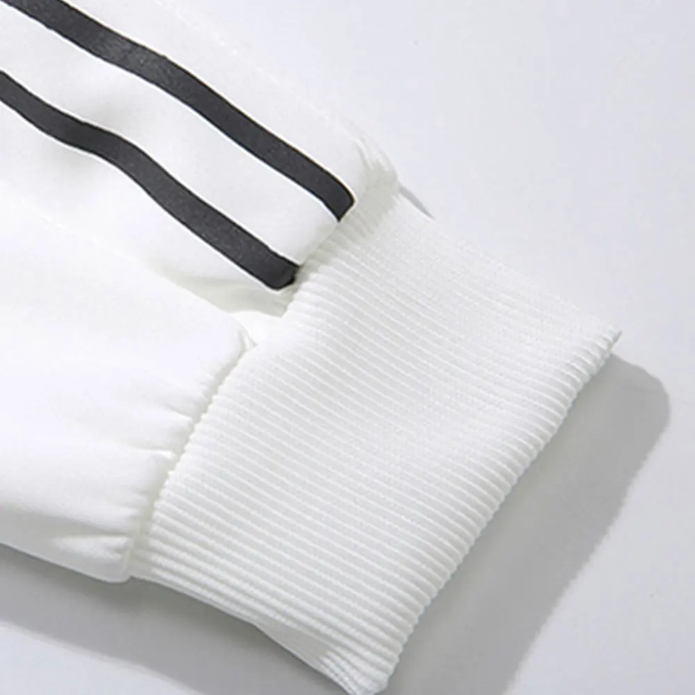 Men's Sweat Suit White And Black Color Men Sweat Suit Made In Pakistan