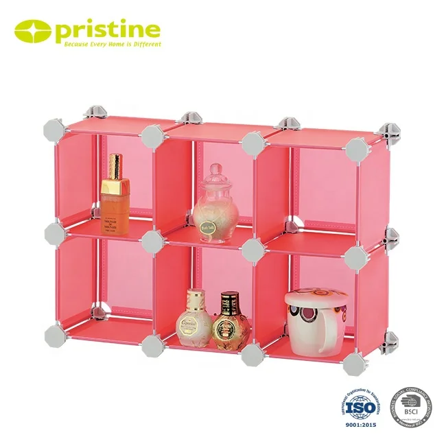 
 Taiwan manufacturer Low MOQ 30 design 6 plastic storage cube  