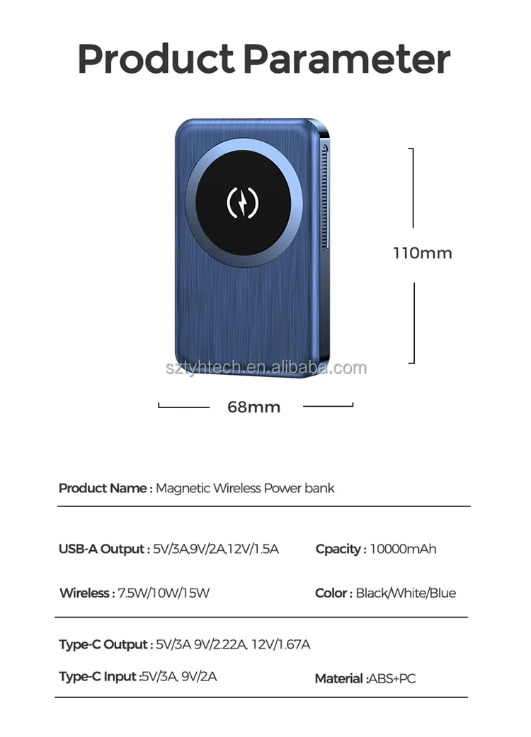 Tongyinhai magsafe accessories factory price Wireless magsafe magnetic powerbank portable charger power bank - ANKUX.COM