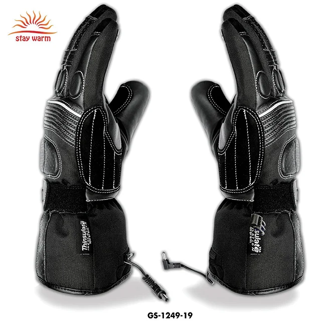 
Зимние перезаряжаемые теплые лыжные перчатки с электрическим подогревом для мужчин и женщин перчатки с подогревом на батарейках водонепроницаемые с термоизоляцией 