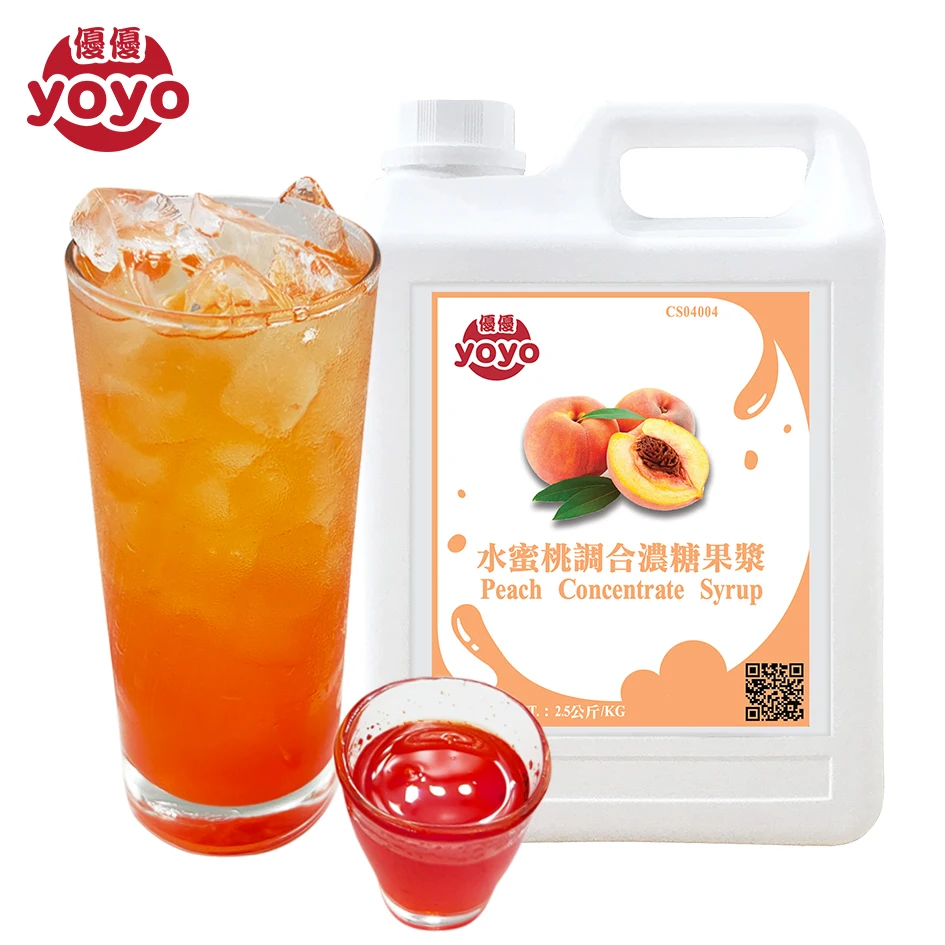 Напиток фруктовый концентрат сироп персиковый аромат Тайвань